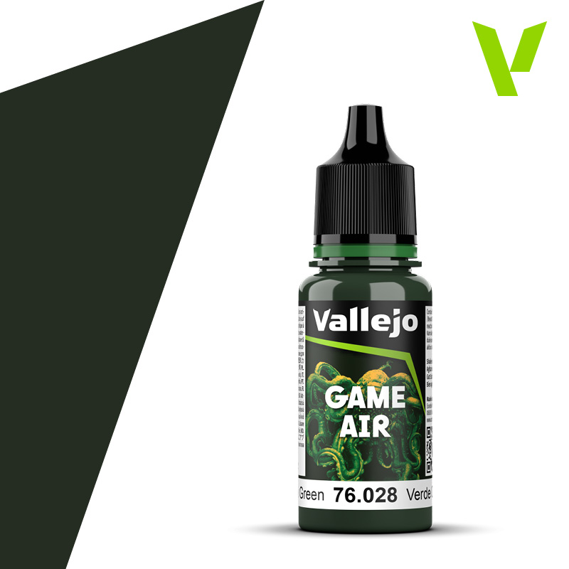 VALLEJO GAME AIR 76.028 TMAVOZELENÁ akrylová airbrush farba 18 ml