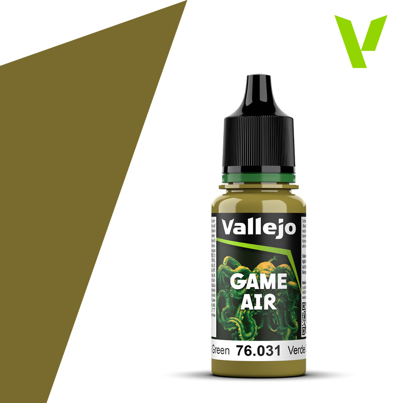 VALLEJO GAME AIR 76.031 KAMUFLÁŽNA ZELENÁ akrylová airbrush farba 18 ml