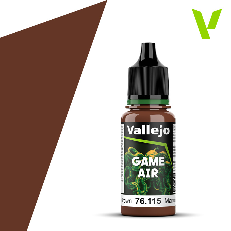 VALLEJO GAME AIR 76.115 HNEDÁ akrylová airbrush farba 18 ml