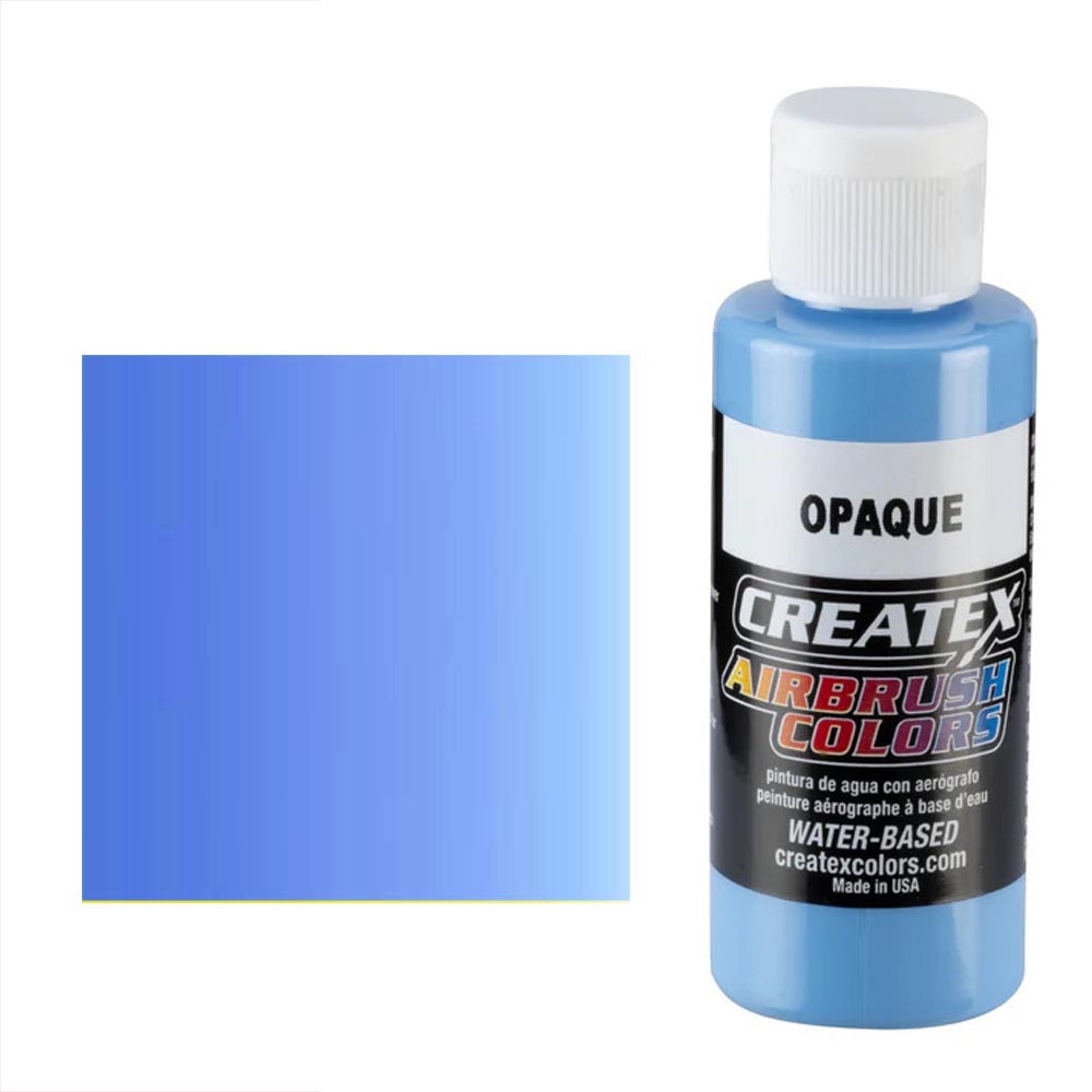 CreateX 5213 Svetlá modrofialová airbrush farba nepriehľadná 60 ml (Surf Blue)