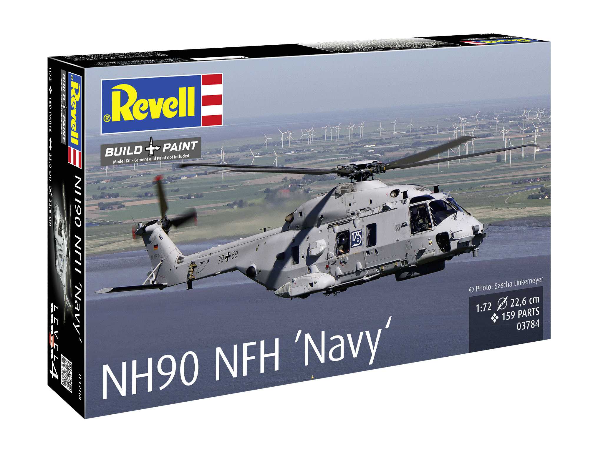 Revell NH90 NFH NAVY Model Set vrtuľník 1:72, 159 dielov
