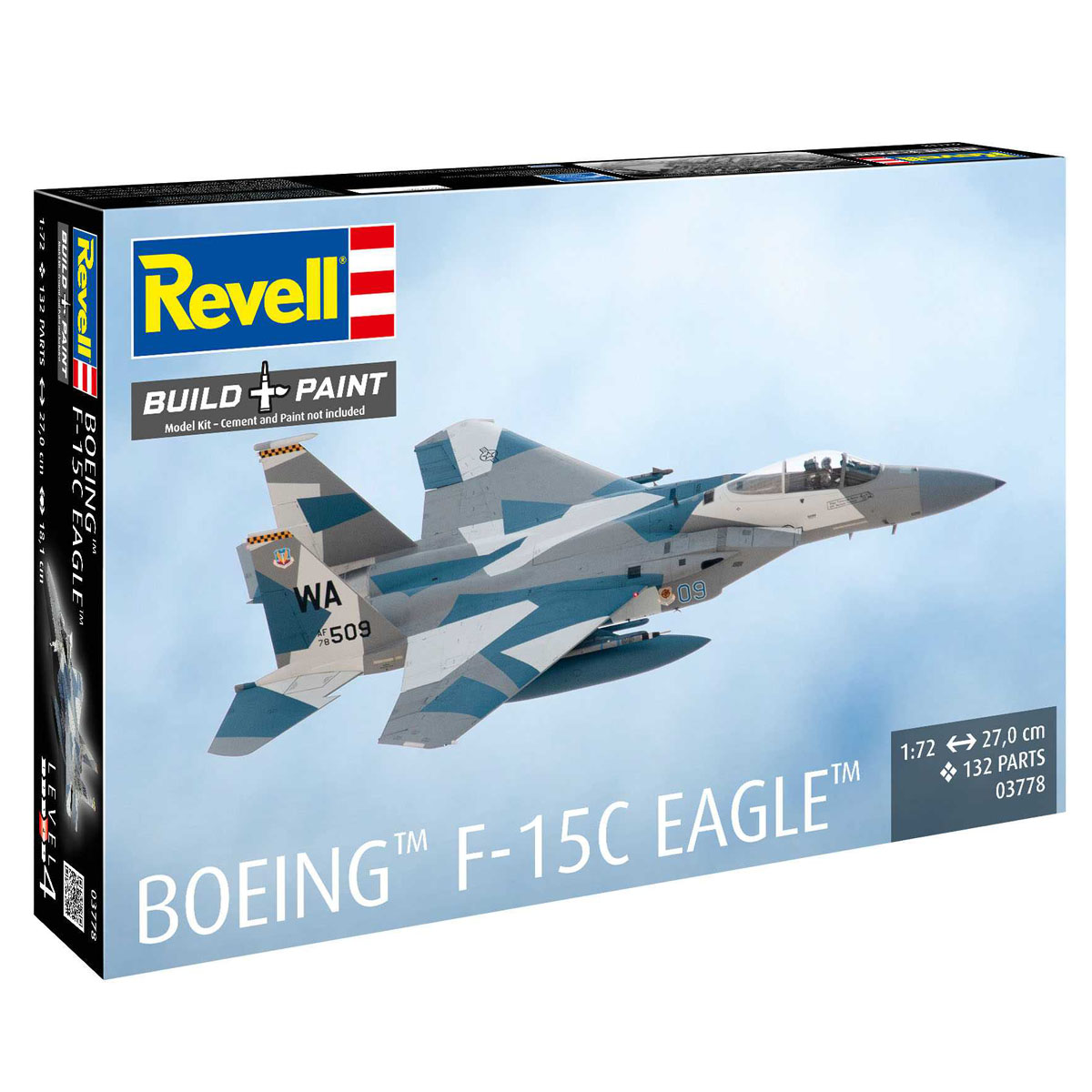 Revell F-15C Eagle Model Set lietadla 1:72, 132 dielov