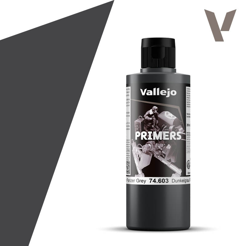 Vallejo 74.603 Surface Primer Dunkelgrau RAL7021 - Tmavosivý základ 200ml