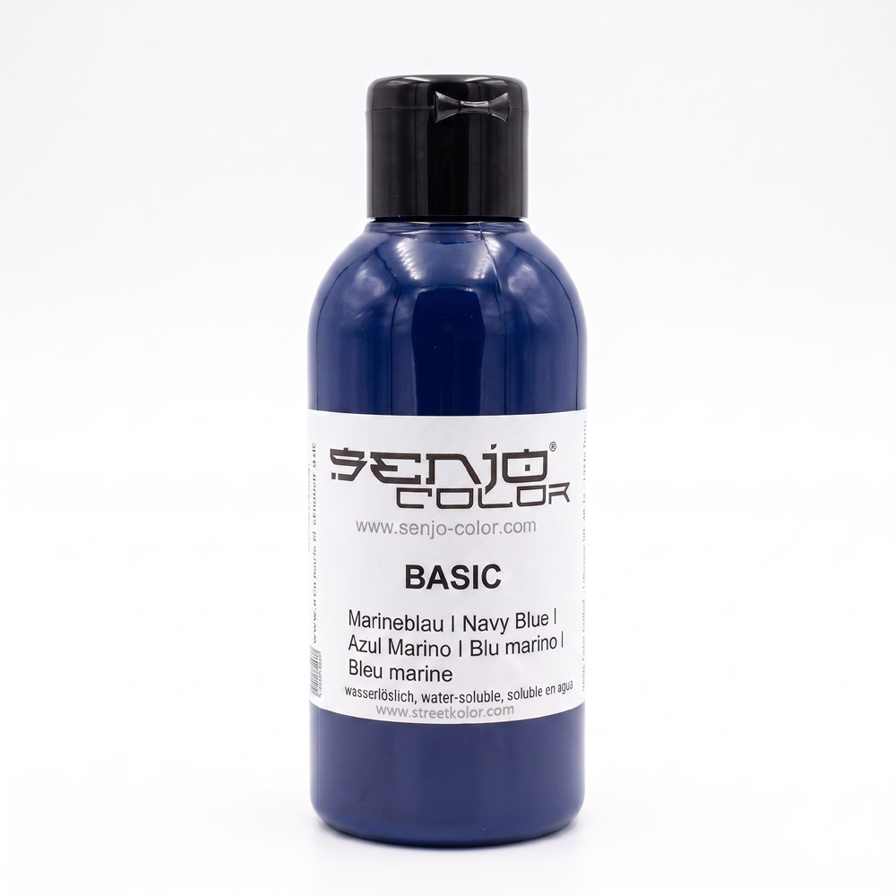 Senjo Color farba tmavomodrá pre bodypainting a tetovanie, 75ml