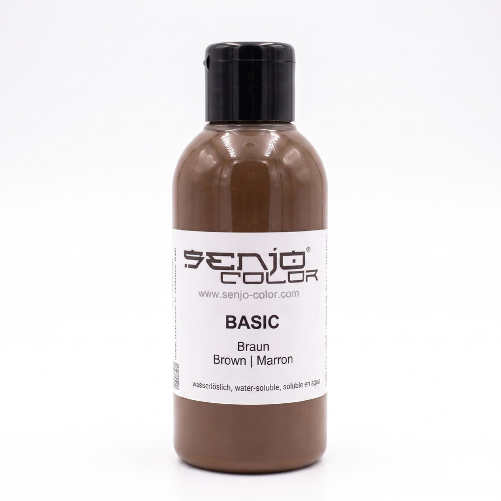 Senjo Color farba hnedá pre bodypainting a tetovanie, 75ml