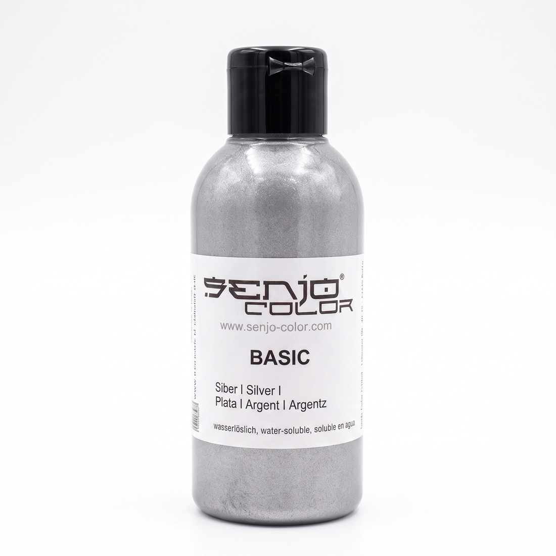 Senjo Color farba strieborná pre bodypainting a tetovanie, 75ml