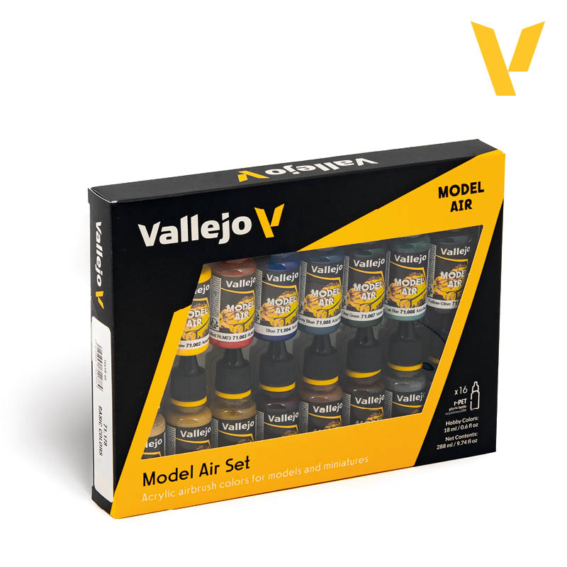Vallejo 71.178 sada airbrush farieb Model Air 16x18 ml