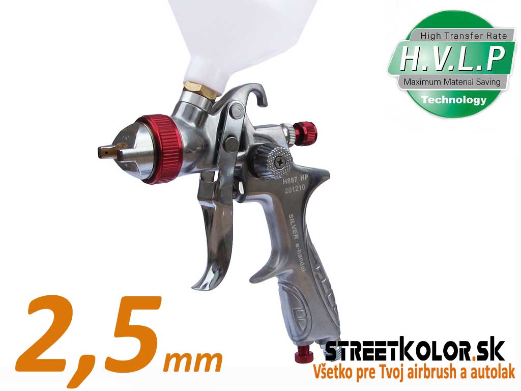 Striekacia pištoľ  Auarita H-887P HVLP 2,5 mm (170-300/min.)