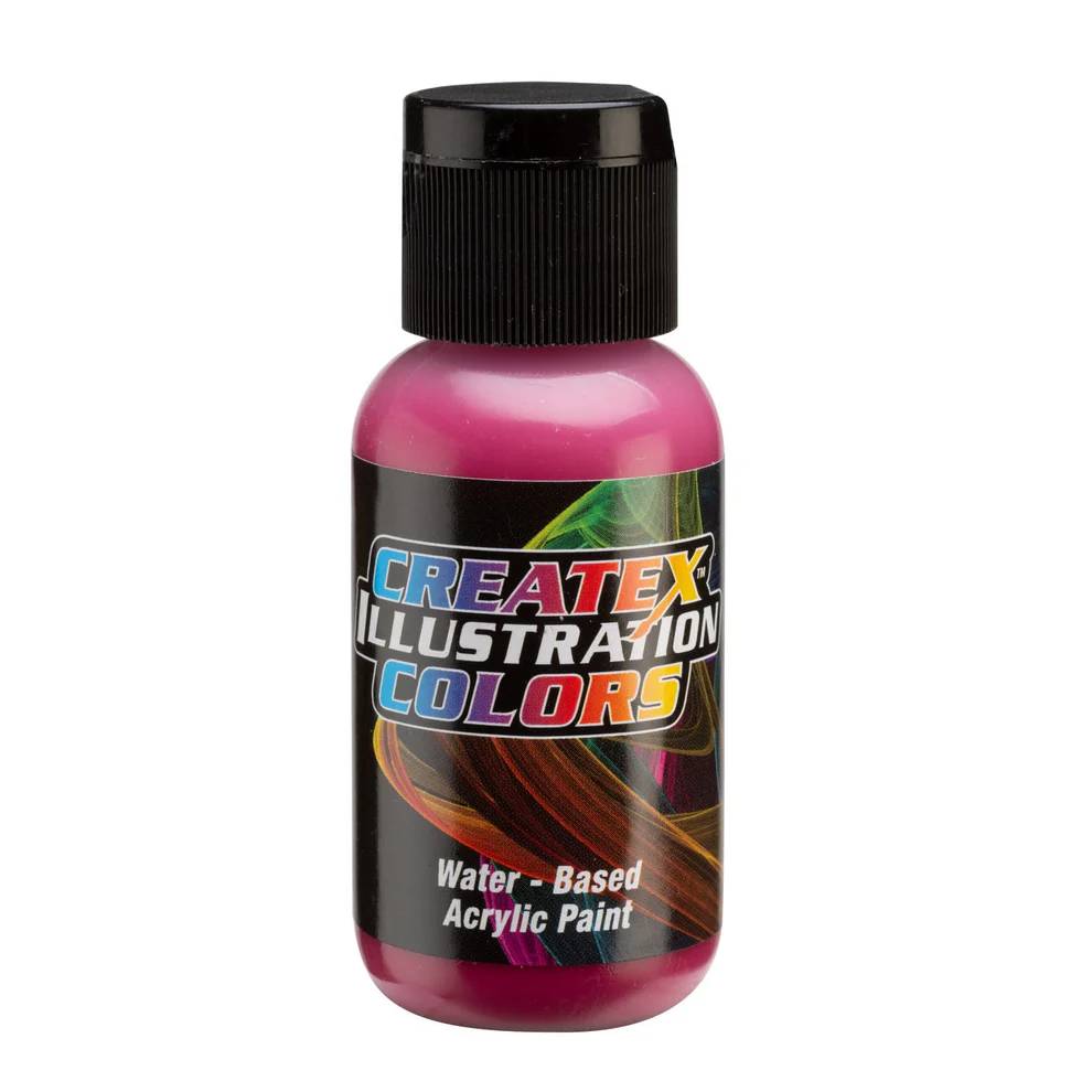 Ilustračná Magenta airbrush farba CreateX 30 ml – 5061 Transparent Magenta