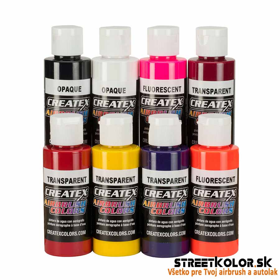 8x60ml CreateX Kent Lind sada teplých odtieňov farieb 5816-00