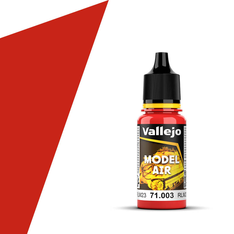 VALLEJO MODEL AIR 71.003 ČERVENÁ akrylová airbrush farba 18 ml