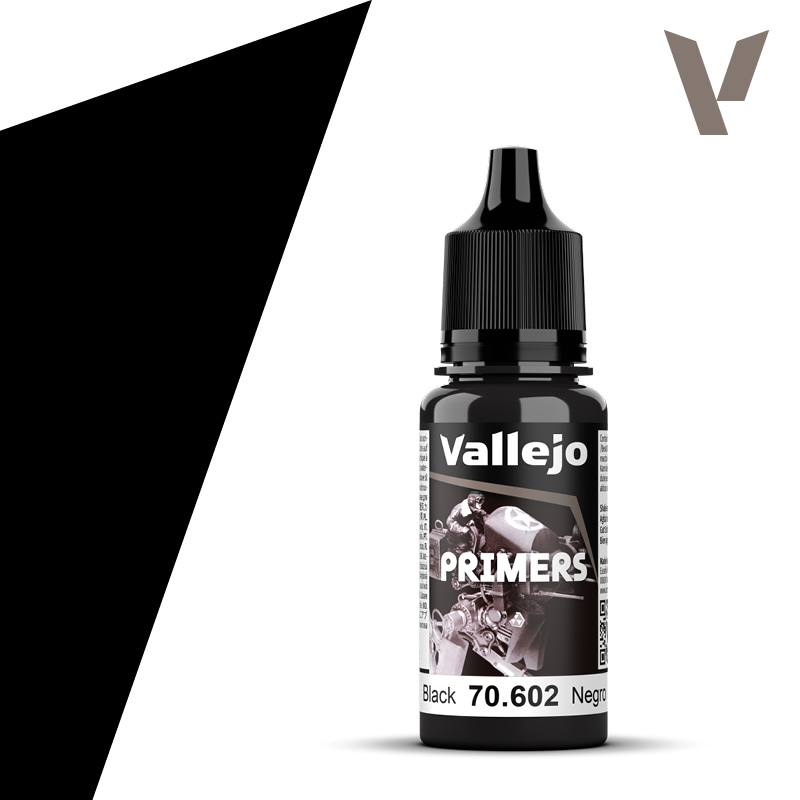 Vallejo 70.602 Surface Primer Black - Čierny základný náter 18ml