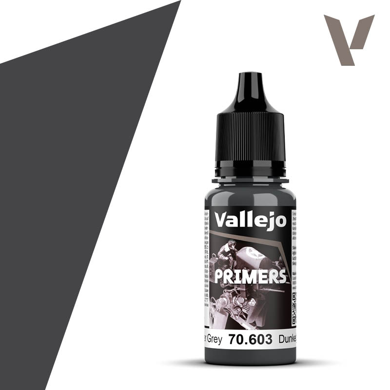 Vallejo 70.603 Surface Primer Dunkelgrau RAL7021 - Tmavosivý základ 18ml
