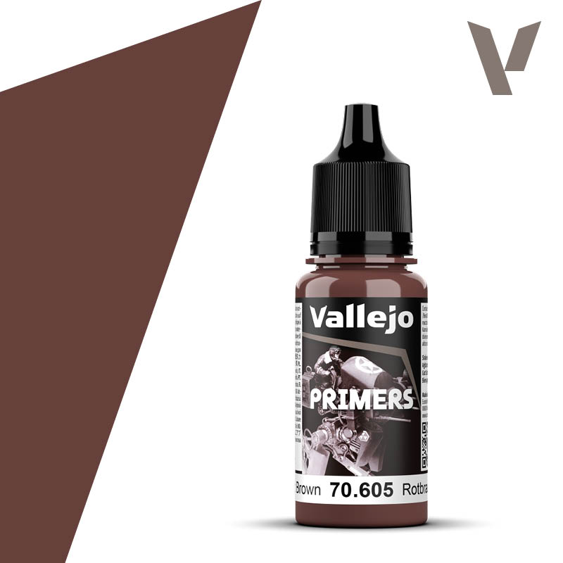 Vallejo 70.605 Surface Primer German Red Brown RAL8012 - Červenohnedý základ 18ml