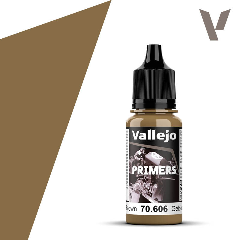 Vallejo 70.606 Surface Primer German Green Brown RAL8000 - Zeleno-hnedý základ 18ml