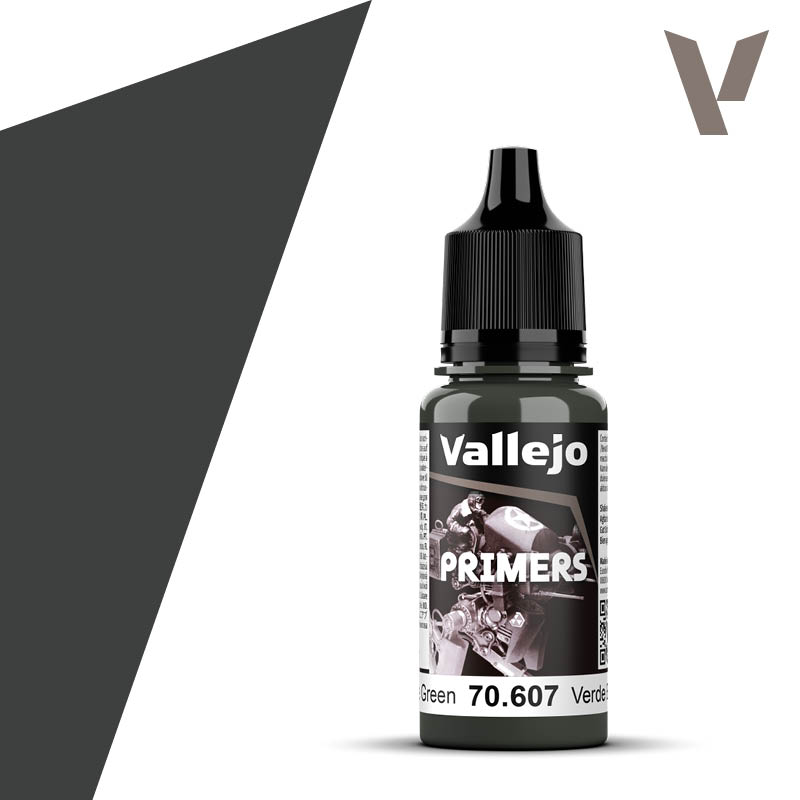 Vallejo 70.607 Surface Primer UK Bronze Green - Bronzovo-zelený základ 18ml