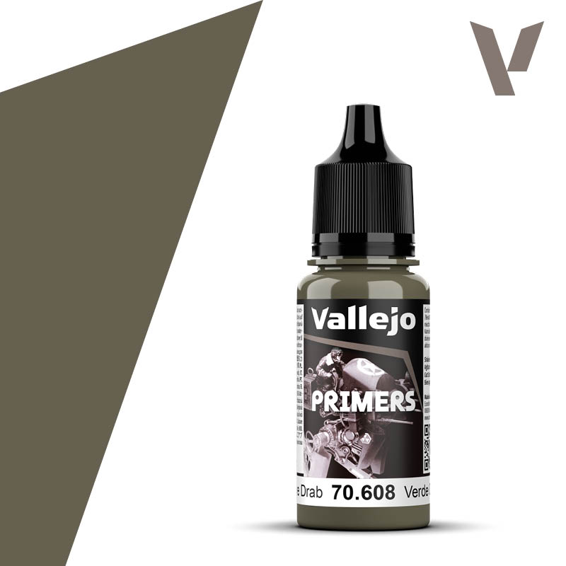 Vallejo 70.608 Surface Primer USA Olive Drab - Olivový základ 18ml