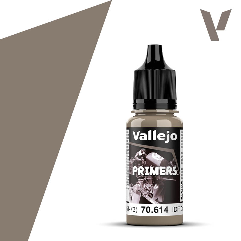Vallejo 70.614 Surface Primer IDF Israeli Sand / Grey - Izraelský pieskový základ 18ml