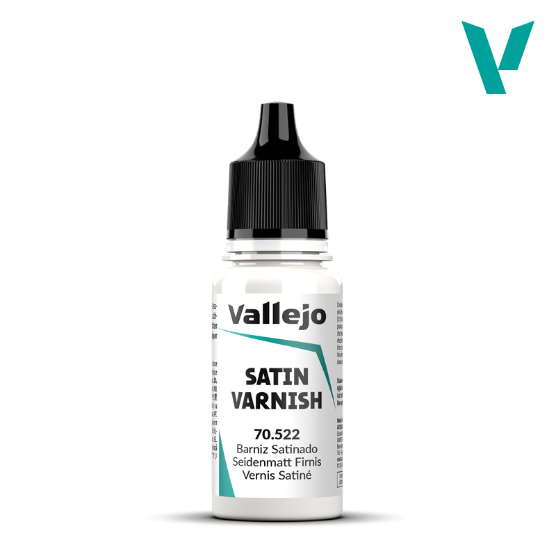 Vallejo 70.522 Satin Acrylic Varnish - Akrylový saténový lak 18ml