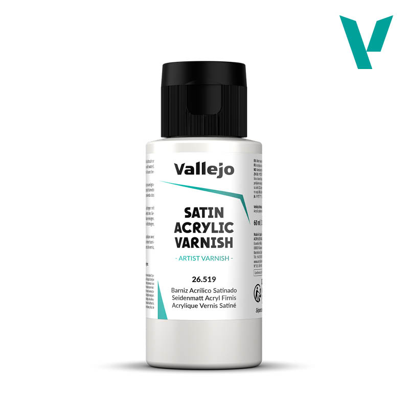 Vallejo 26.519 Satin Acrylic Varnish - Akrylový saténový lak 60ml