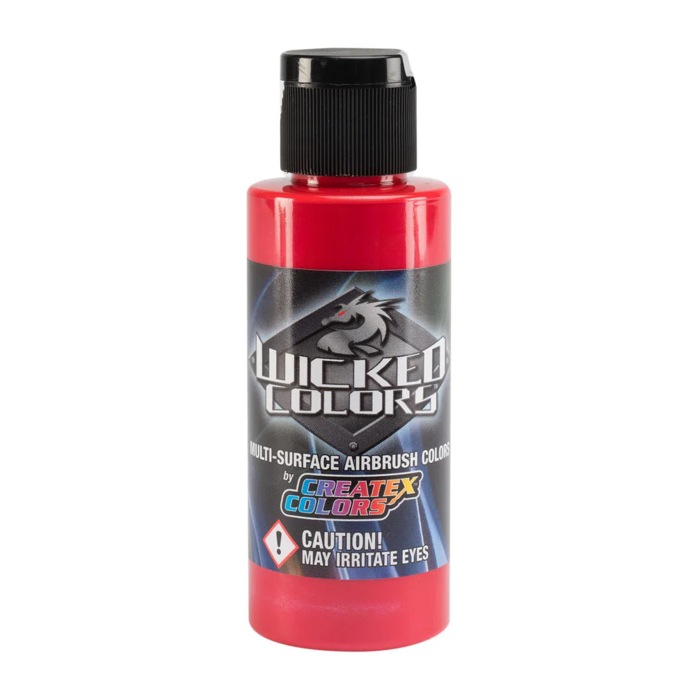 Wicked Pearl Červená perleťová airbrush farba CreateX W303 60 ml – Pearl Red