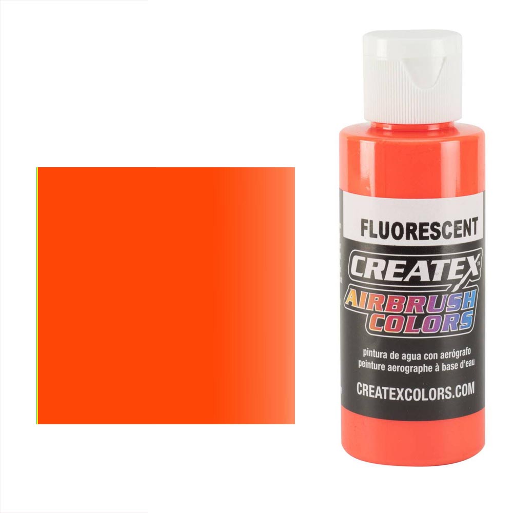 CreateX 5409 Oranžová Fluorescenčná airbrush farba 60ml (CREATEX 5409 FLUORESCENT ORANGE AIRBRUSH)