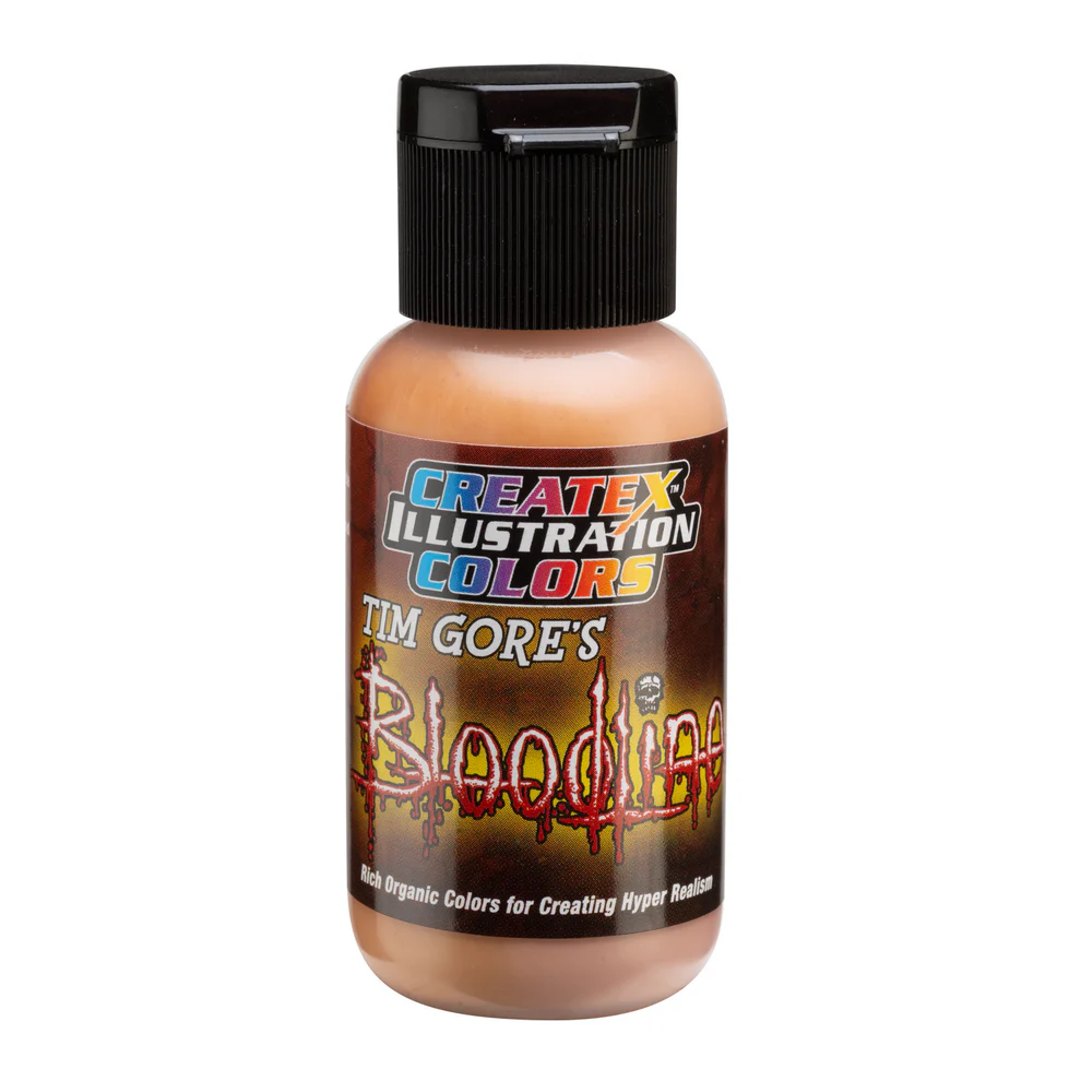 Ilustračná Olivovo zlatá airbrush farba CreateX 30 ml – 5017 Lifeline Olive Gold