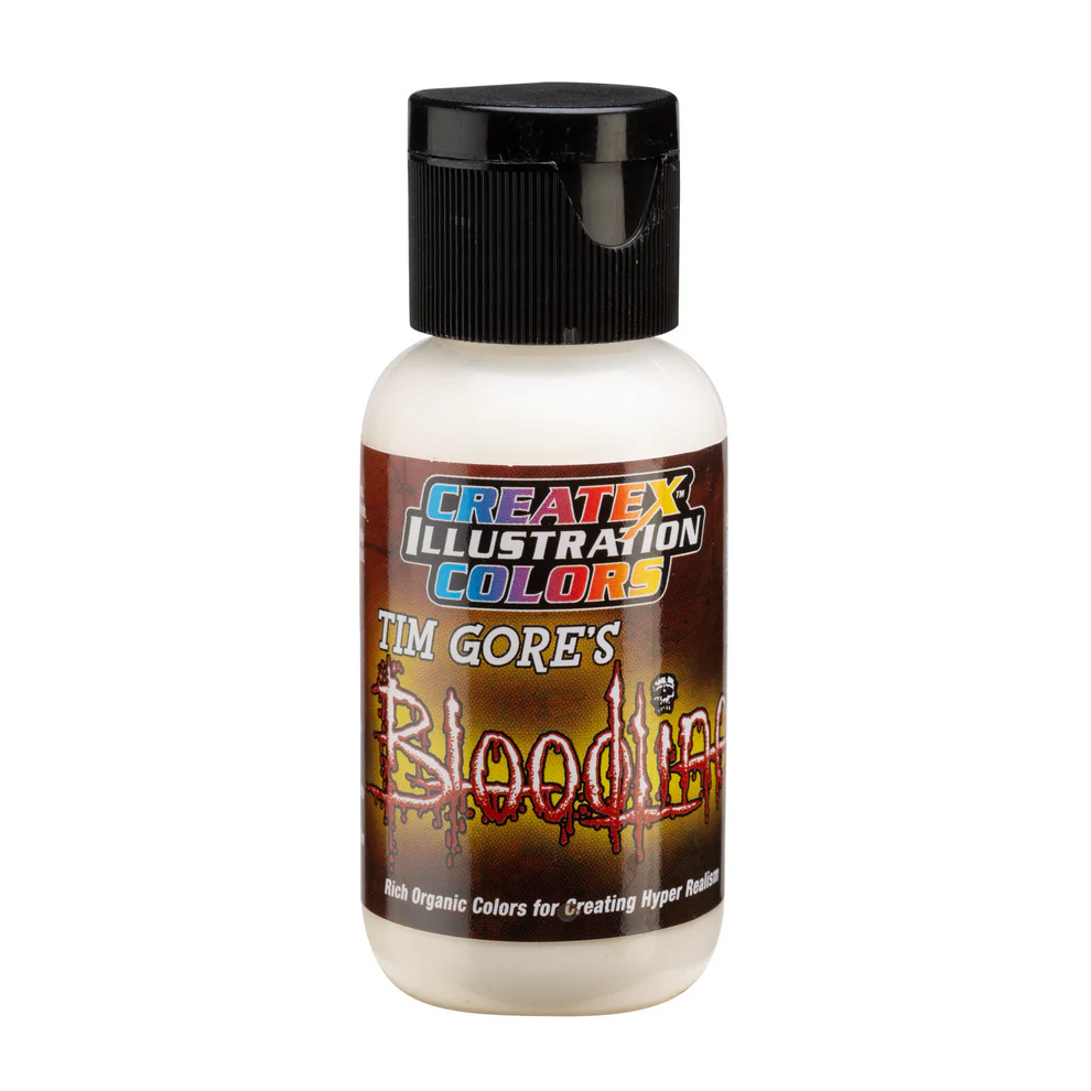 Ilustračná Béžovo biela airbrush farba CreateX 30 ml – Illustration Old Bone White 5035 Bloodline