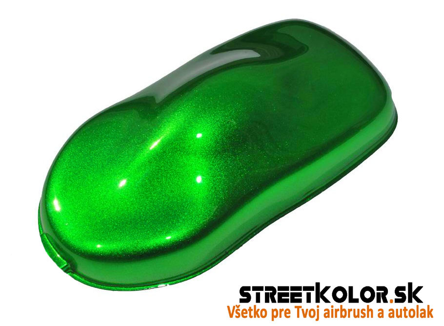 Diamond Lime Green Candy set pre motorku a disky: základ, farba a lak