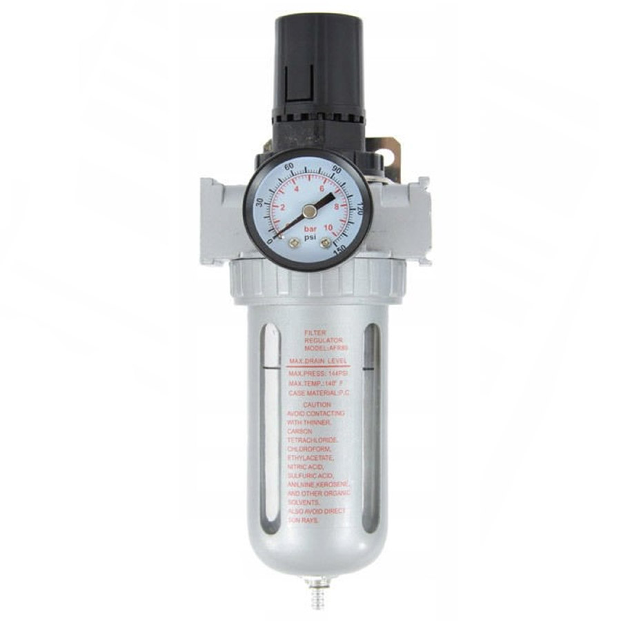 Regulátor tlaku vzduchu s filtrom, vnútorný závit:1/2", filtrácia: 10 mikrónov