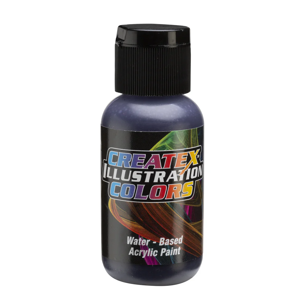 Ilustračná Fialová airbrush farba CreateX 30 ml – 5055 Transparent Violet