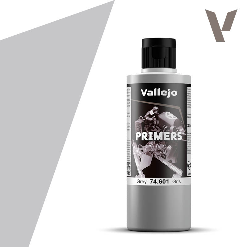 Vallejo 74.601 Surface Primer Grey - Sivý základný náter 200ml