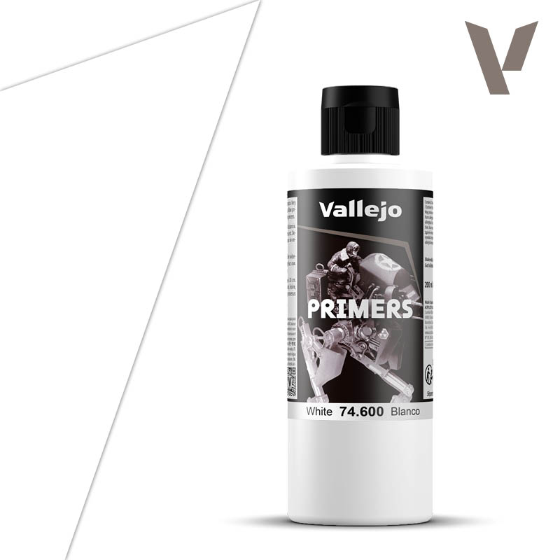 Vallejo 74.600 Surface Primer White - Biely základný náter 200ml
