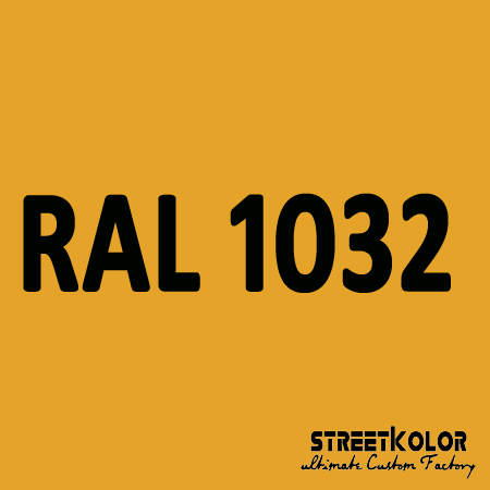 RAL 1032 uretánová auto farba lesklá alebo matná 1 liter + tužidlo + riedidlo