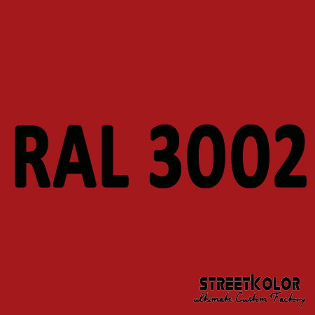 RAL 3002 uretánová auto farba lesklá alebo matná 1 liter + tužidlo + riedidlo