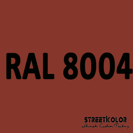 RAL 8004 uretánová auto farba lesklá alebo matná 1 liter + tužidlo + riedidlo
