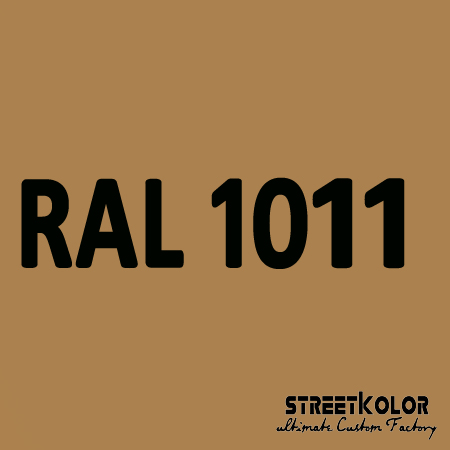 RAL 1011 uretánová auto farba lesklá alebo matná 1 liter + tužidlo + riedidlo