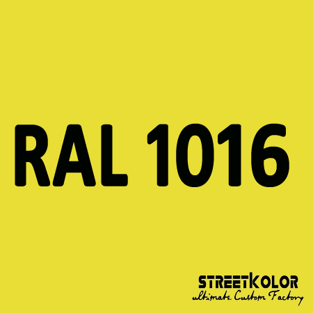 RAL 1016 uretánová auto farba lesklá alebo matná 1 liter + tužidlo + riedidlo
