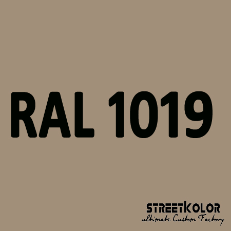 RAL 1019 uretánová auto farba lesklá alebo matná 1 liter + tužidlo + riedidlo