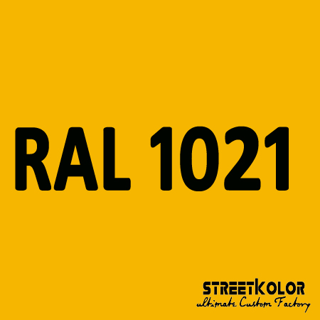 RAL 1021 uretánová auto farba lesklá alebo matná 1 liter + tužidlo + riedidlo