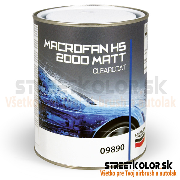 Matný lak Lechler Macrofan HS 09890, 1000 ml bez tužidla