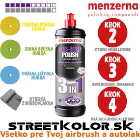 Menzerna 3v1, hrubá + stredná + finálna pasta, 1000ml