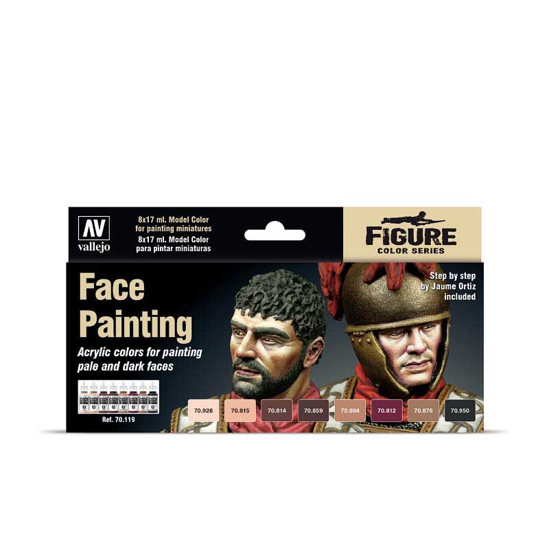 Vallejo 70.119 sada airbrush farieb Face Painting 8x17 ml