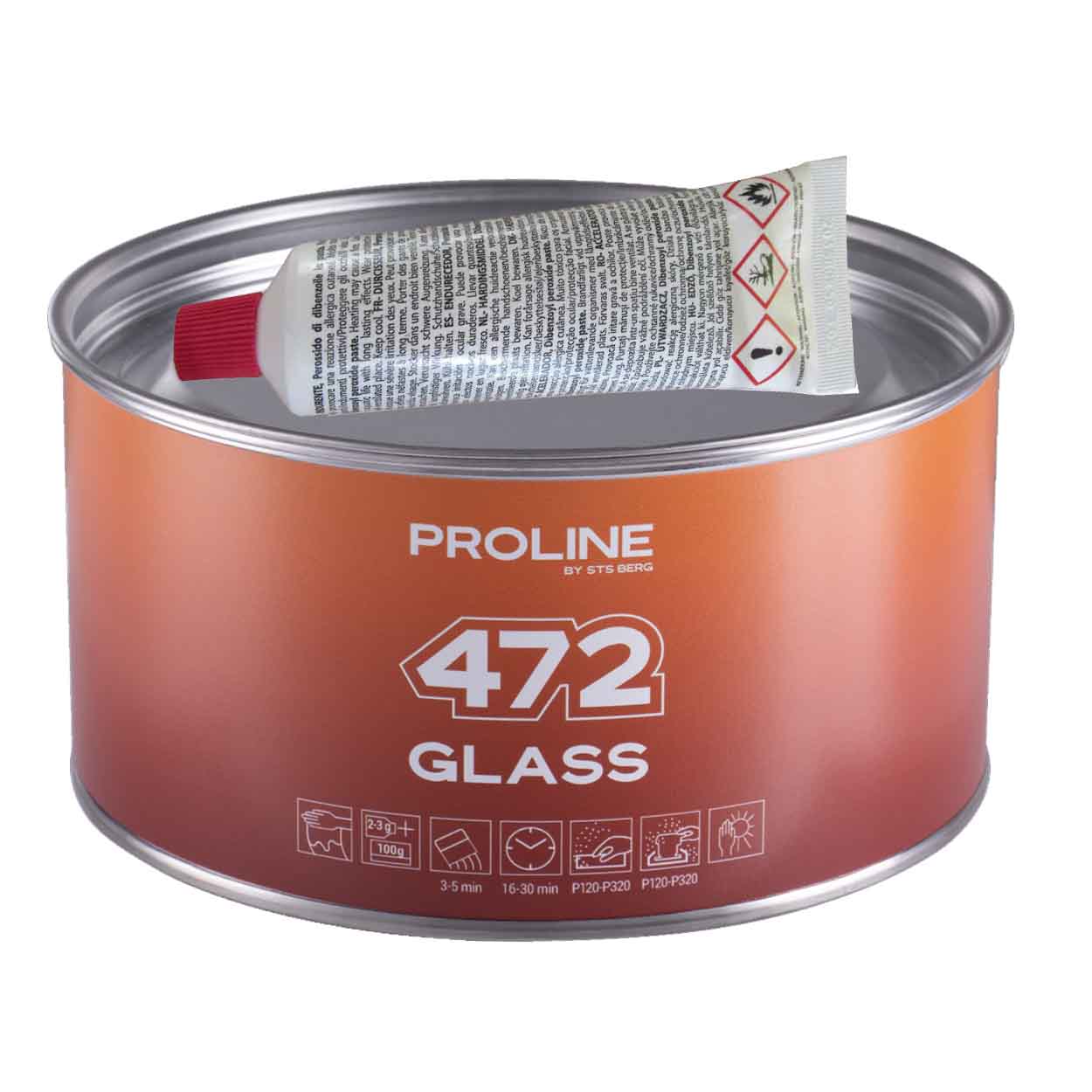 Tmel so skleným vláknom PROLINE 472 GLASS, hmotnosť: 1500 g