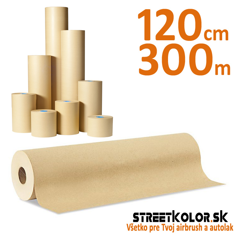 Maskovací papier v rolke, šírka 120cm, dĺžka: 300m