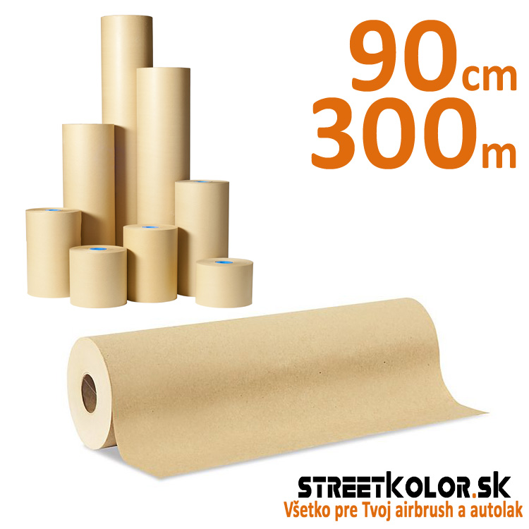 Maskovací papier v rolke, šírka 90cm, dĺžka: 300m