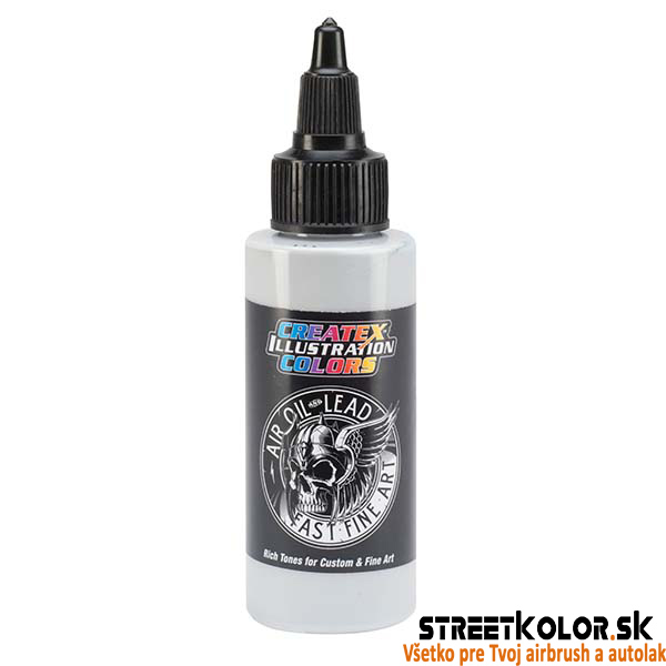 Ilustračná Neutrálna šedá VI airbrush farba CreateX 30 ml