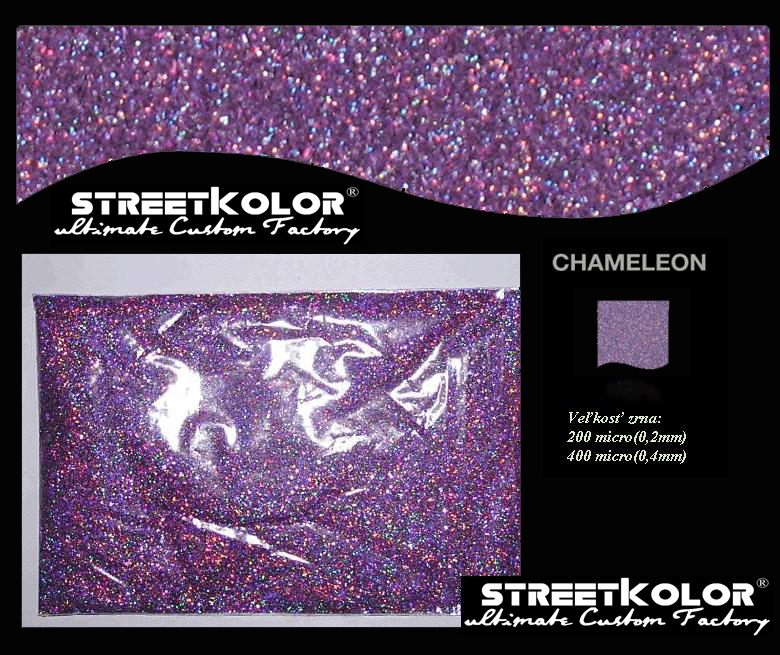 KolorPearl Brilliant farba riedidlová, Odtieň Chameleón Fialový ,200micro