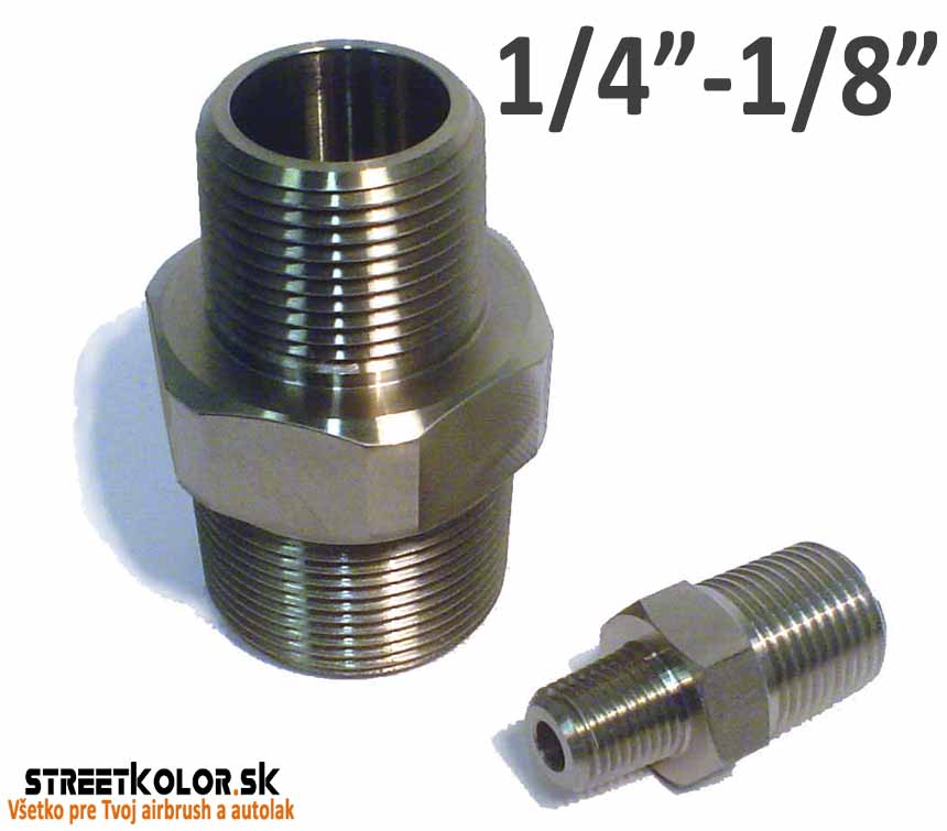 Redukcia 1/4" na 1/8" (samec - samec) - Fengda BD-A3