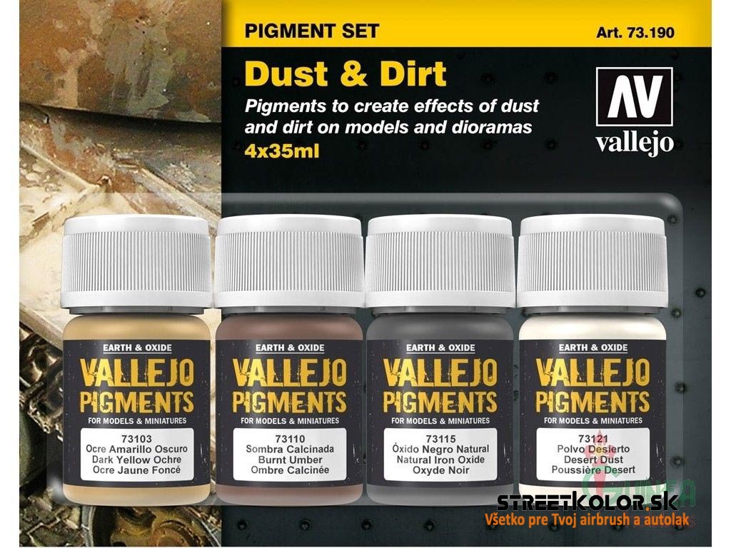 Vallejo pigment  Set Dust and Dirt 731190  4 x 30ml